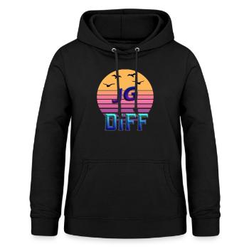 Mid,Supp,Adc,Top,Jgl,Jg Diff,Difference Legends - Frauen Hoodie - Schwarz - Vorne - AI Model Female 172 light (172cm)