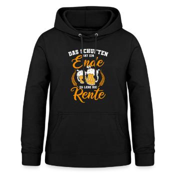 Es lebe die Rente für Rentner Ruhestand Geschenk - Frauen Hoodie - Schwarz - Vorne - AI Model Female 172 light (172cm)