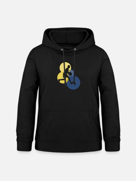 Dunk Dribbling - Frauen Hoodie - Schwarz