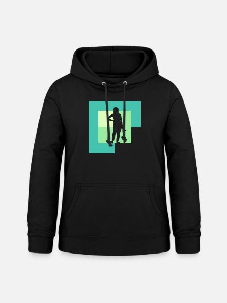 Skateboard Skateboarder Skate Halfpipe - Frauen Hoodie - Schwarz