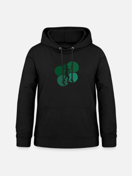 Badminton Smash Badmintonschläger Clear - Frauen Hoodie - Schwarz