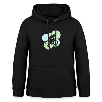 Radfoan Cyclisme Cyclisme Cyclisme - Sweat à capuche Femme - noir - Devant - AI Model Female 172 light (172cm)