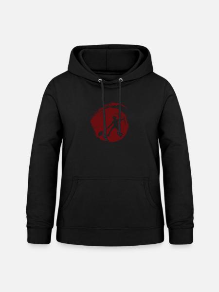 Badminton Badmintonspieler Badmintonspieler - Frauen Hoodie - Schwarz