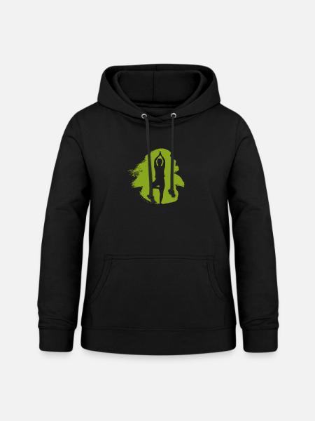 Meditation Meditation Vinyasa - Frauen Hoodie - Schwarz