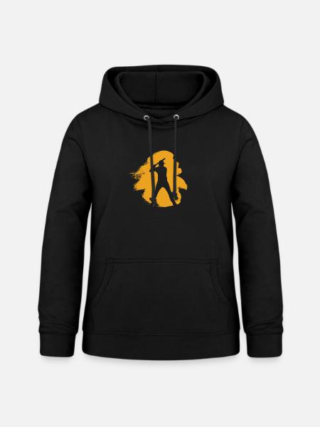 Baseball Baseballer Baserunner - Frauen Hoodie - Schwarz