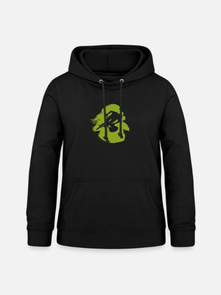 Mountainbiking Trail Mountainbike - Frauen Hoodie - Schwarz