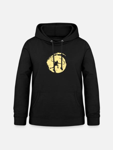 Badminton Badmintonspieler Badmintonschläger - Frauen Hoodie - Schwarz