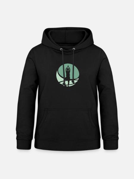 Meditation Vinyasa Mindfulness - Frauen Hoodie - Schwarz