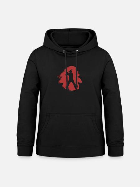 Baseball Baseballer Baserunning - Frauen Hoodie - Schwarz
