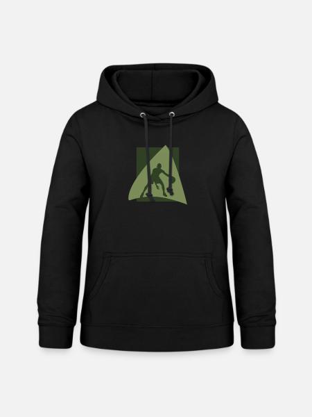 Basketball Hooping - Frauen Hoodie - Schwarz
