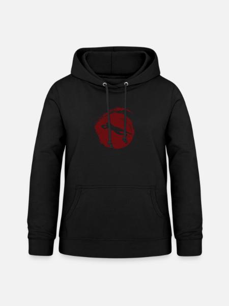 Verteidiger Fußball - Frauen Hoodie - Schwarz