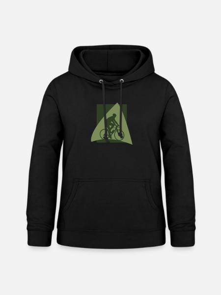 Radfahrer Radfahren - Frauen Hoodie - Schwarz