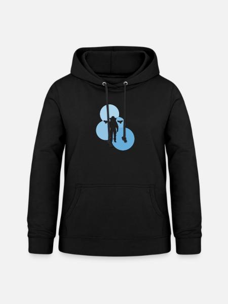 Bienen Biene Wabe - Frauen Hoodie - Schwarz