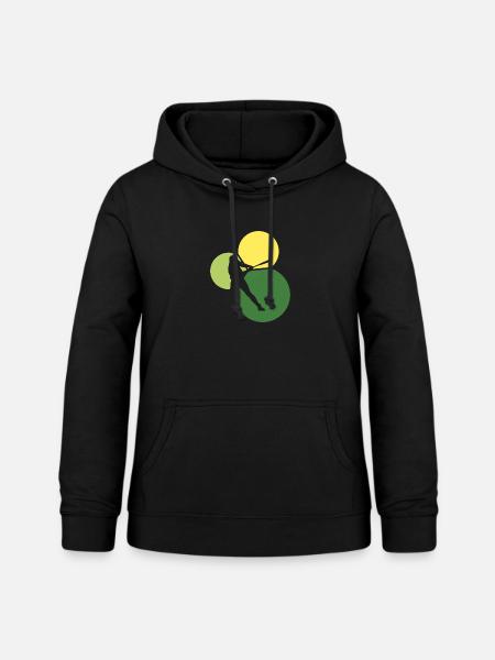 Pitcher Softballspieler Softball - Frauen Hoodie - Schwarz