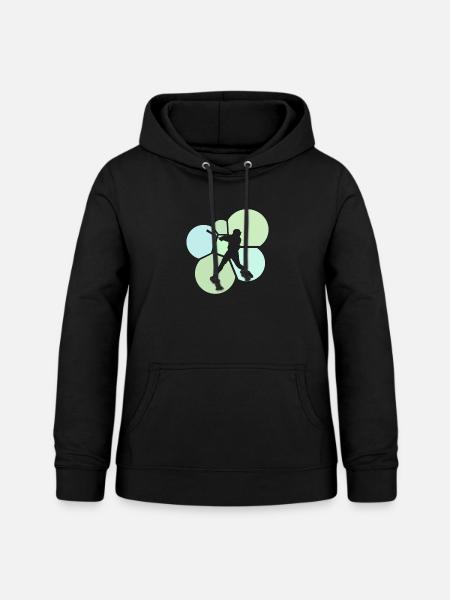 Pitcher Softball Softball - Frauen Hoodie - Schwarz