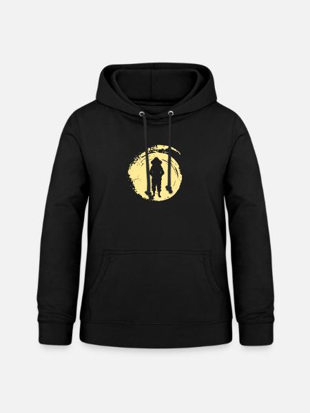Beekeeping Wabe Biene - Frauen Hoodie - Schwarz