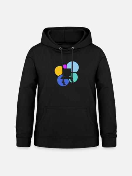 Computerarbeit Internet Computer - Frauen Hoodie - Schwarz