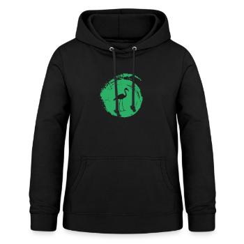 Flamingos Flamingo Flamingo Waterfowl - Women's Hoodie - black - Front - AI Model Female 172 light (172cm)
