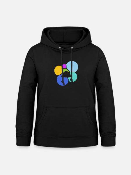 Camper Zelt Zelt - Frauen Hoodie - Schwarz