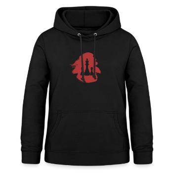 Checkerboard Checkmate Checkmate - Women's Hoodie - black - Front - AI Model Female 172 light (172cm)
