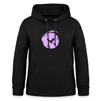 Flügel Fliegen Fliegen - Frauen Hoodie - Schwarz - Vorne - AI Model Female 172 light (172cm)