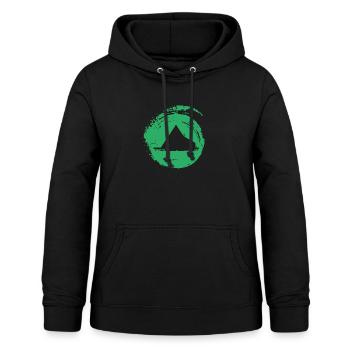 Haus Camping Haus - Frauen Hoodie - Schwarz - Vorne - AI Model Female 172 light (172cm)