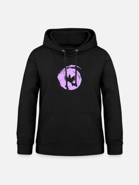Lustig Vogel Vogel - Frauen Hoodie - Schwarz