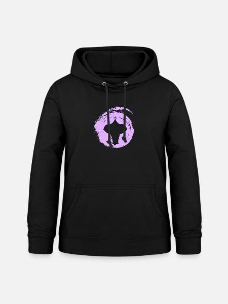 Elefant Clown Zirkuszelt - Frauen Hoodie - Schwarz