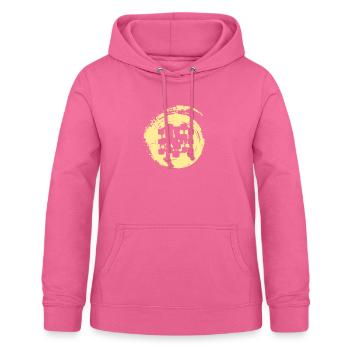 Cryptowährung Blockchain Kryptowährung - Frauen Hoodie - Pink - Vorne - AI Model Female 172 light (172cm)