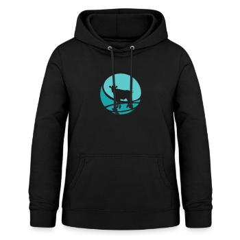 Milch Rind Milch - Frauen Hoodie - Schwarz - Vorne - AI Model Female 172 light (172cm)