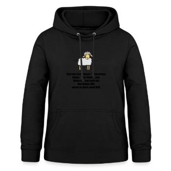 schaefchen - Frauen Hoodie - Schwarz - Vorne - AI Model Female 172 light (172cm)