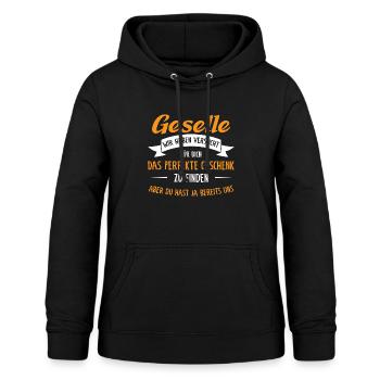 Geselle 2023 Geselle Geselle bestanden Geschenk - Frauen Hoodie - Schwarz - Vorne - AI Model Female 172 light (172cm)