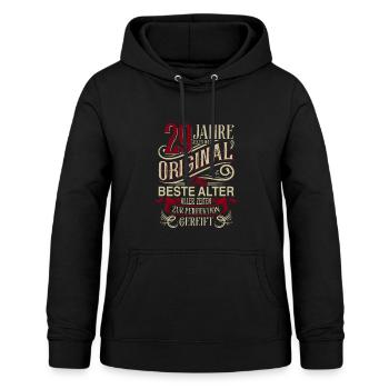 29. Geburtstag Vintage Retro - Frauen Hoodie - Schwarz - Vorne - AI Model Female 172 light (172cm)