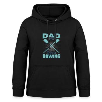 Rowing father - Women's Hoodie - black - Front - AI Model Female 172 light (172cm)