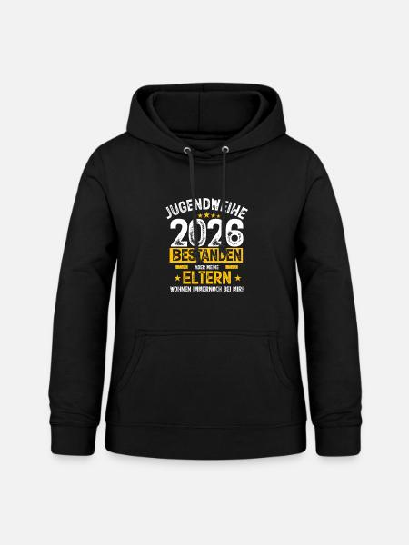 Jugendweihe 2026 Familienzitat - Frauen Hoodie - Schwarz