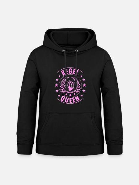 Kegeln Kegel Queen - Frauen Hoodie - Schwarz