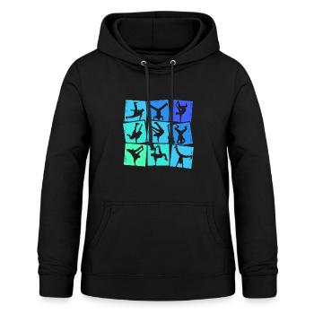 Breakdance Breakdancer Breakdance Enfants Garçons - Sweat à capuche Femme - noir - Devant - AI Model Female 172 light (172cm)
