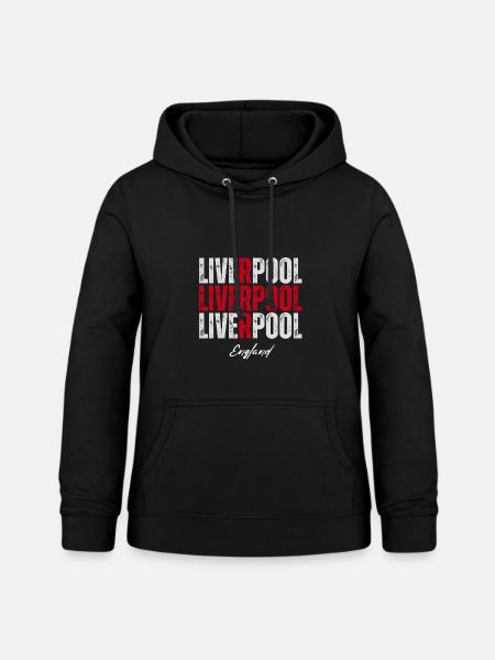 Liverpool England, Englischer Stolz - Frauen Hoodie - Schwarz