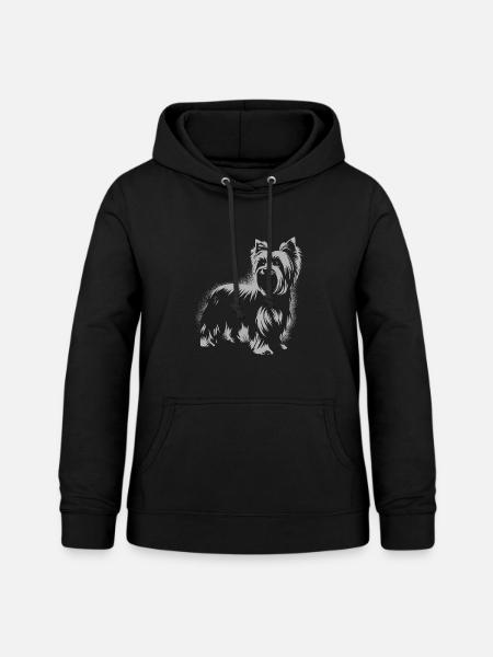 Yorkshire Terrier Design für Hundefreunde - Frauen Hoodie - Schwarz