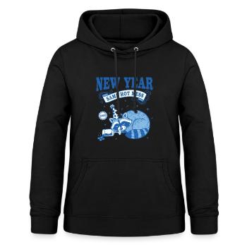 Neujahr Same Hot Mess 2026 Party-Design - Frauen Hoodie - Schwarz - Vorne - AI Model Female 172 light (172cm)