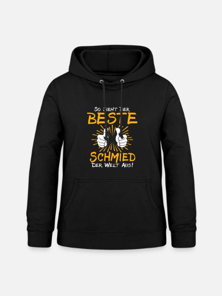 Schmied Geschenkidee - Frauen Hoodie - Schwarz