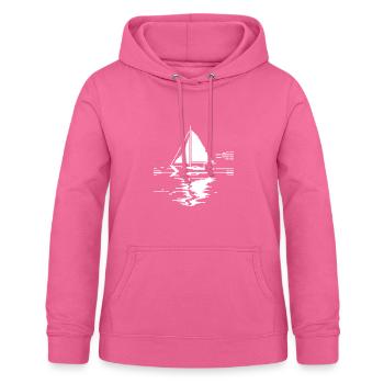 Segelboot Pixel Grafik - Frauen Hoodie - Pink - Vorne - AI Model Female 172 light (172cm)