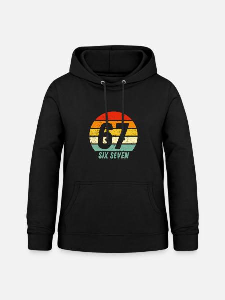 67 Six Seven - Frauen Hoodie - Schwarz