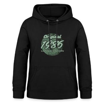 40. Geburtstag 1986 Geschenk für Männer und Frauen - Frauen Hoodie - Schwarz - Vorne - AI Model Female 172 light (172cm)