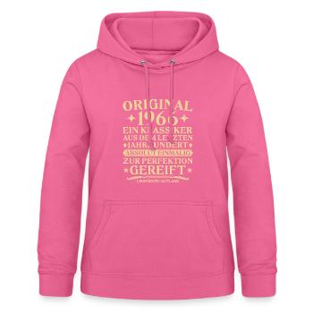 Original 1966 Klassiker Letztes Jahrhundert - Frauen Hoodie - Pink - Vorne - AI Model Female 172 light (172cm)