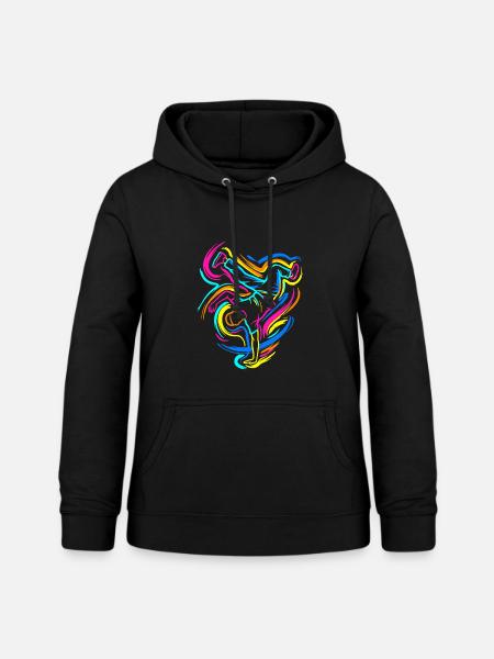 Breakdance - Frauen Hoodie - Schwarz