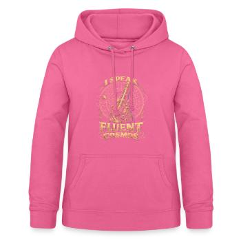 Astronomie Astronom I Speak Fluent Cosmos - Frauen Hoodie - Pink - Vorne - AI Model Female 172 light (172cm)
