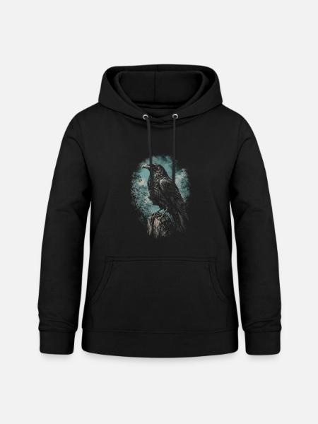 Rabe Raben - Frauen Hoodie - Schwarz