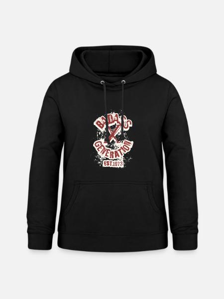 Badass Generation X 1973 - Frauen Hoodie - Schwarz