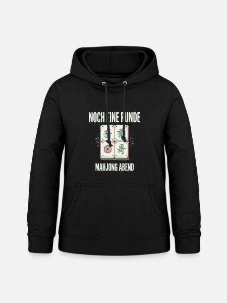 Noch eine Runde Mahjong Abend - Frauen Hoodie - Schwarz